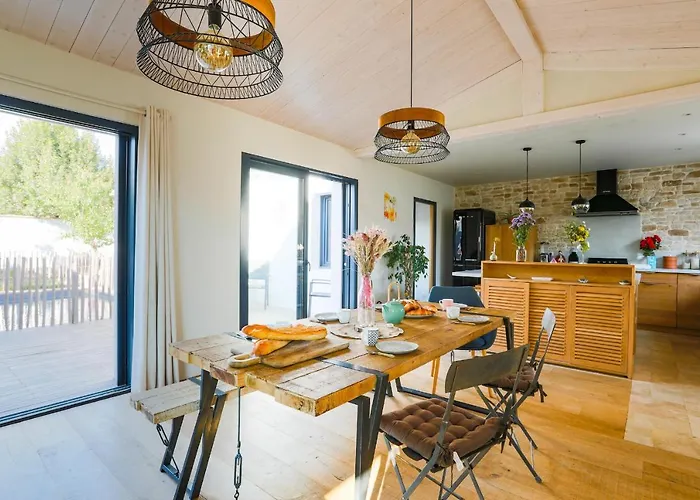 Le 7 - Entre Et Bois - Maison Avec Piscine Casa de Férias Rivedoux-Plage