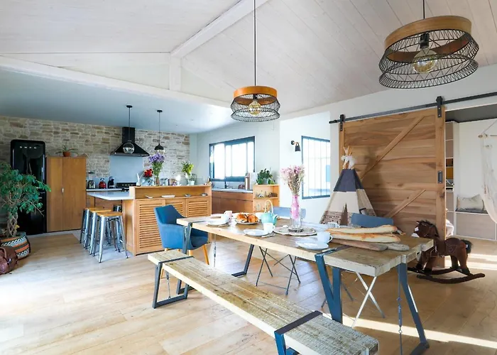 Casa de Férias Le 7 - Entre Et Bois - Maison Avec Piscine